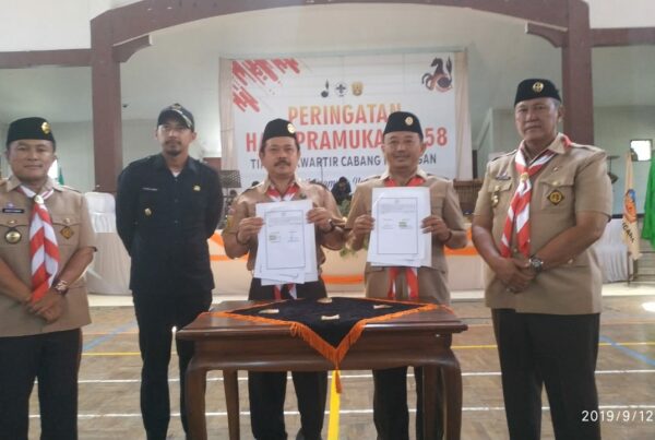 Komitmen Pramuka Untuk Membantu BNN Dalam Upaya P4GN