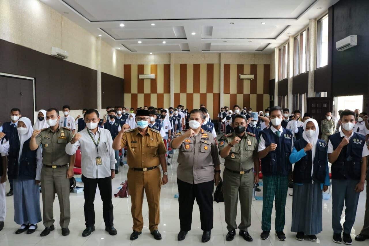 BNNK Kuningan Ajak Kader Penegak Perda SMA Sederajat Ikut Sosialisasikan P4GN