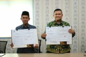 Sinergi Cegah Penyalahgunaan Narkoba, SMP IT Al Mutazam dan BNNK Kuningan Taken MoU