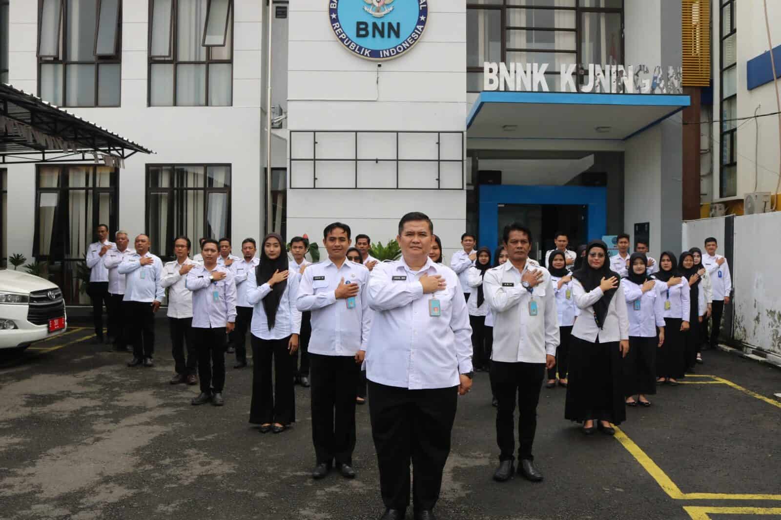 Sebanyak 28.494 Orang Menyanyikan Mars Bnn Dalam Memecahkan Rekor Muri Pada Hut Bnn Ke-21 Tahun 2023