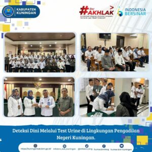Pengadilan Negeri Kuningan Dukung Penuh P4GN: 42 Pegawai Negatif Narkoba Pengadilan Negeri Kuningan Dukung Penuh P4GN: 42 Pegawai Negatif Narkoba