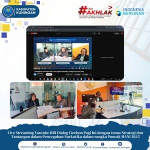 BNNK KUNINGAN TURUT MERIAHKAN PUNCAK PERINGATAN HANI 2025 MELALUI DIALOG LIVE STREAMING DI RRI CIREBON